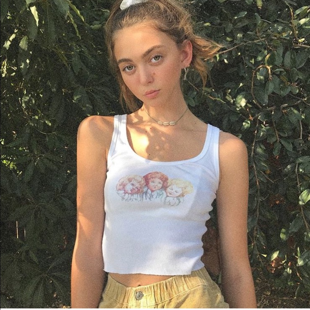 Brandy Melville Sheena 3 angel girls tank top - Picture 1 of 2